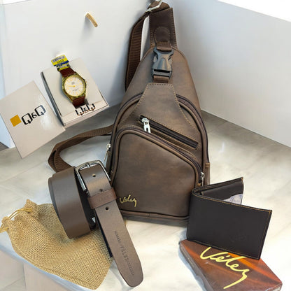 TRIO PERCHERO VELEZ CABALLERO +RELOJ
